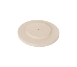 Palet disque rond 10 cm - bords arrondis - double épaisseur