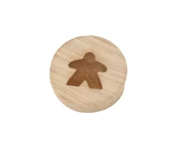 Palet en bois meeple 4 cm diamètre