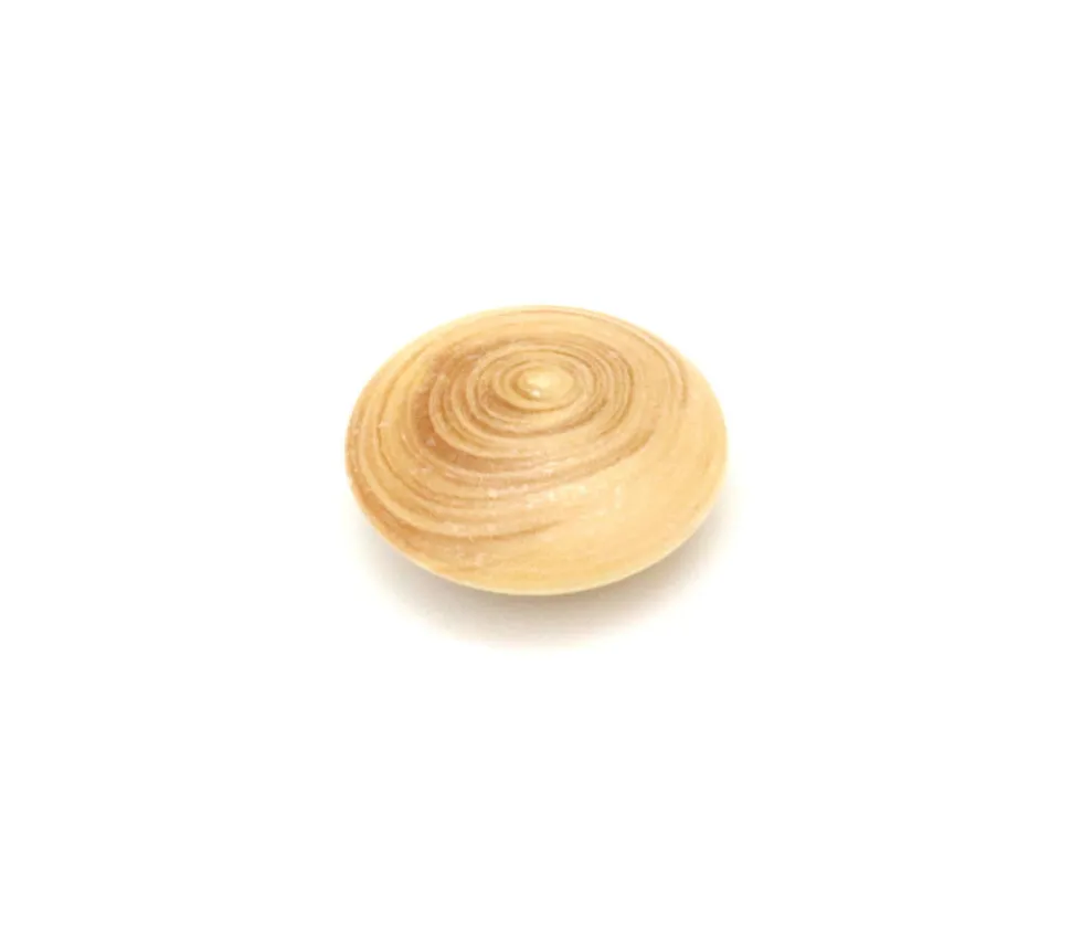 Palet galet 2.3 cm buis naturel pour jeu de go unité