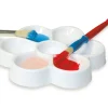 Palette fleur peinture ou tri 19 cm - 7 compartiments