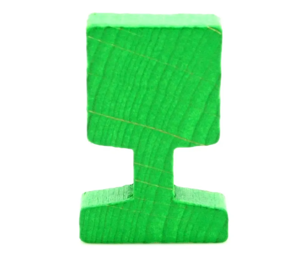 Panneau circulation carré vert