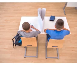 Paravent 43 x 40 cm - Mur blanc Cache table - écran masqueur pour joueur ou bureau