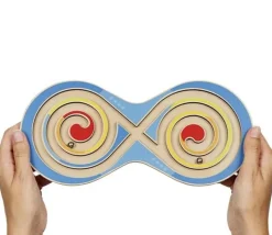 Parcours de bille - coordination en bois 28 cm