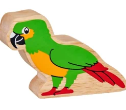 Perroquet en bois 9.5 x 6.5 x 2.5 cm