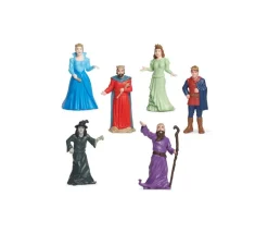 Personnages de conte : 6 figurines de jeu très réalistes