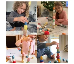 Petit Menhir - Jeu éducatif avec 21 menhirs couleurs pastels