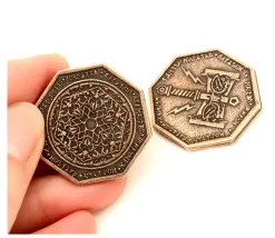 Pièce métal cuivré Dwarven