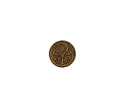 Pièce métal doré Cthulhu