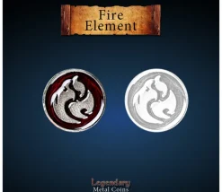 Pièce métal élément feu à l'unité- Fire element Legendary