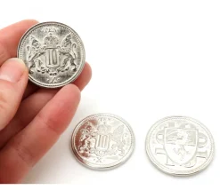 Pièce Platinum métal unité valeur 10