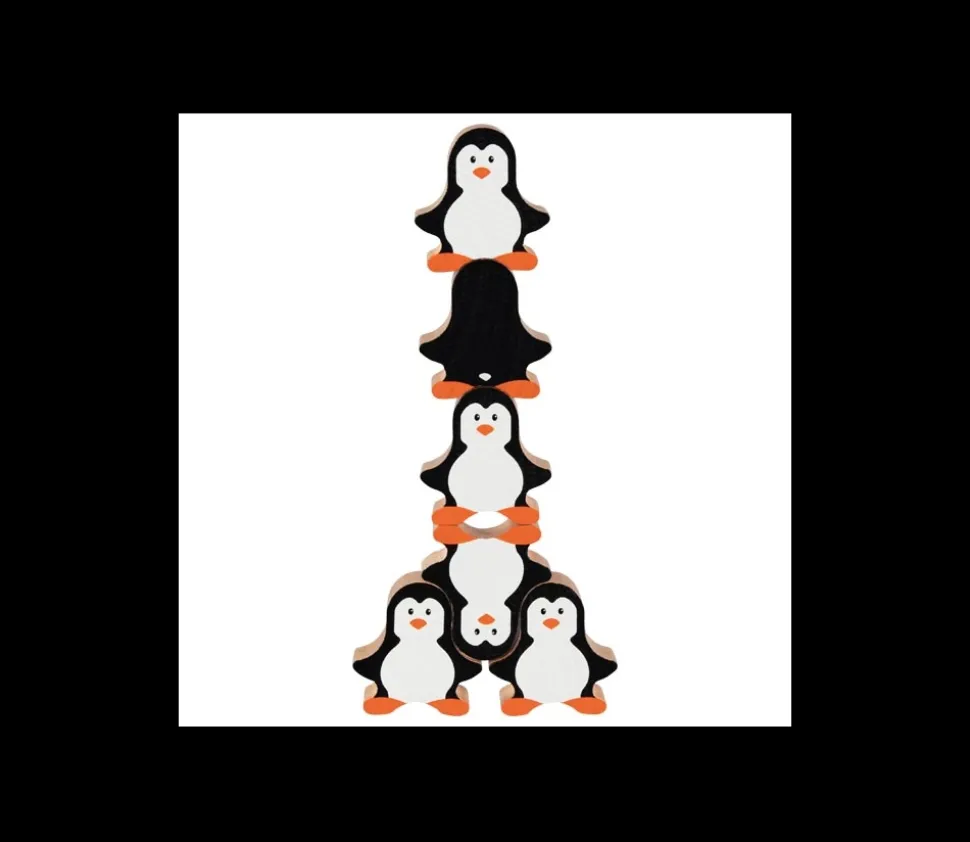 Pingouin en bois 40 x 42 x 15 mm à l'unité