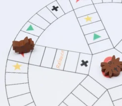 Pion Araignée en bois 14 x 16 x 10 mm