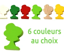 Pion arbre en bois 36x25x10 mm