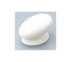 Pion ballon de rugby blanc