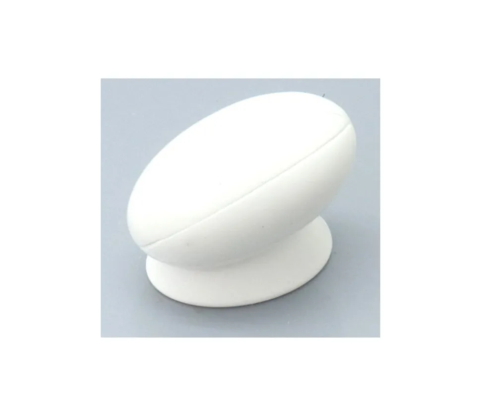 Pion ballon de rugby blanc