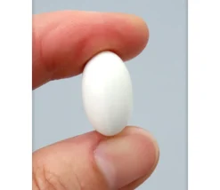 Pion ballon de rugby blanc