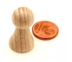 Pion bois 15 x 27 mm pour jeu à l'unité