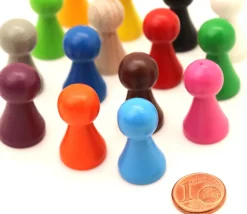 Pion bois 15 x 27 mm pour jeu à l'unité