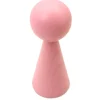 Pion bois XXL 10 cm rose pour jeu. Grand pion 100 mm diam 43 mm