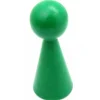 Pion bois XXL 10 cm VERT pour jeu. Grand pion 100 mm diam 43 mm