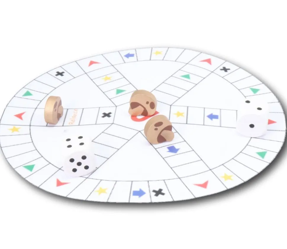 Pion Champignon en bois 16 x 15 x 5