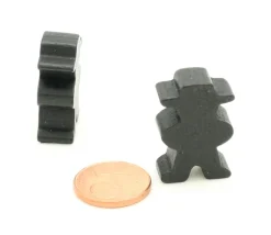 Pion cowboys ou fermier en bois 14 x 23 X 8 mm à l'unité