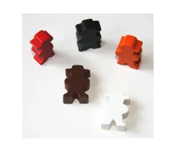 Pion cowboys ou fermier en bois 14 x 23 X 8 mm à l'unité