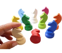 Pion Dada cheval en bois de 5 cm type jeu petits chevaux