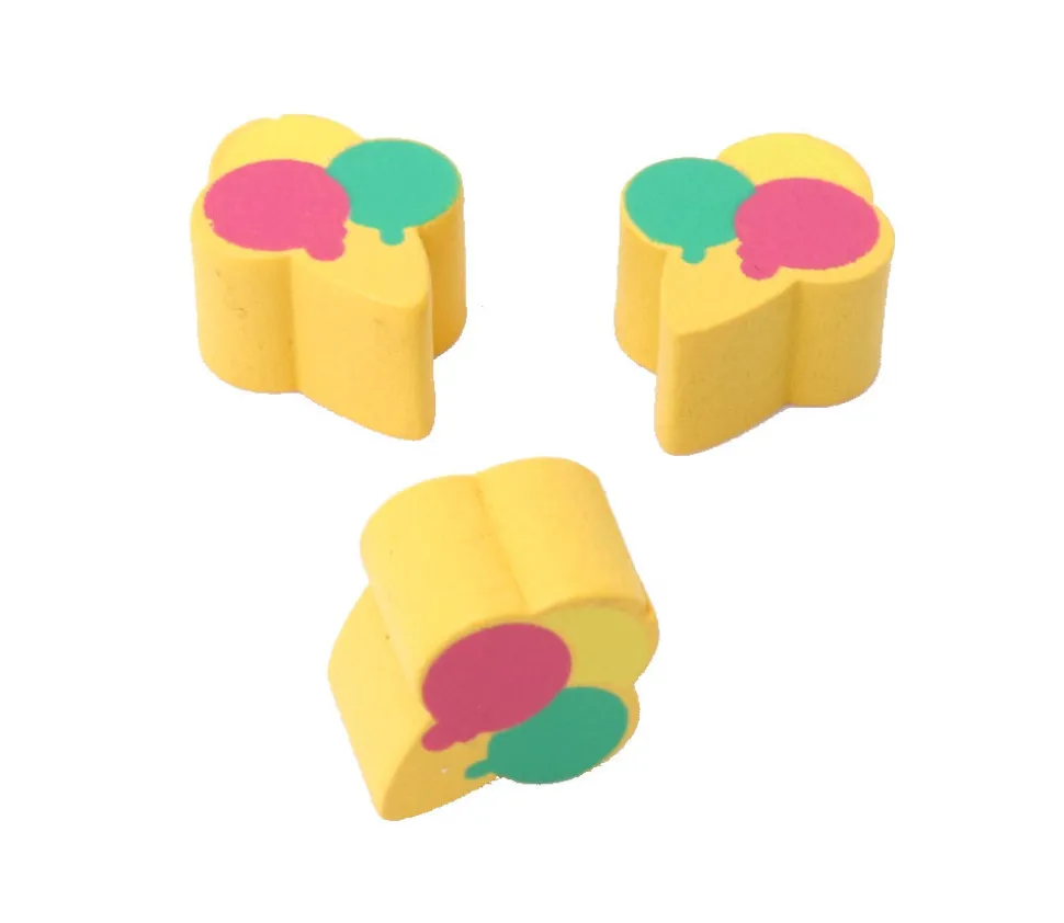 Pion de jeu cornet de glace en bois 18 x 16 x 10 mm