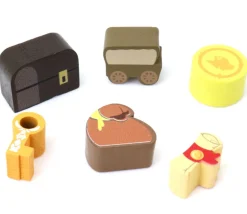 Pion de jeu écu chevalier en bois Ø 16 mm