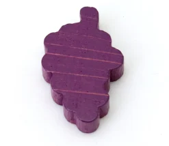 Pion de jeu grappe de raisins en bois 2,2 cm