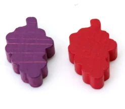 Pion de jeu grappe de raisins en bois 2,2 cm