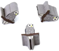 Pion de jeu hibou chouette en bois 15 x 12 x 10 mm