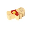 Pion de jeu rouleau parchemin en bois 16 x 5 x 10 mm