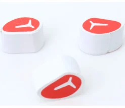 Pion de jeu steak Tbone en bois 13 x 17 x 10 mm