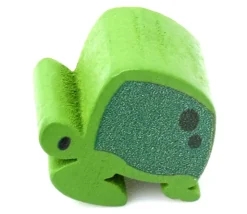 Pion de jeu tortue verte en bois 16 x 16 x 10 mm