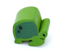 Pion de jeu tortue verte en bois 16 x 16 x 10 mm