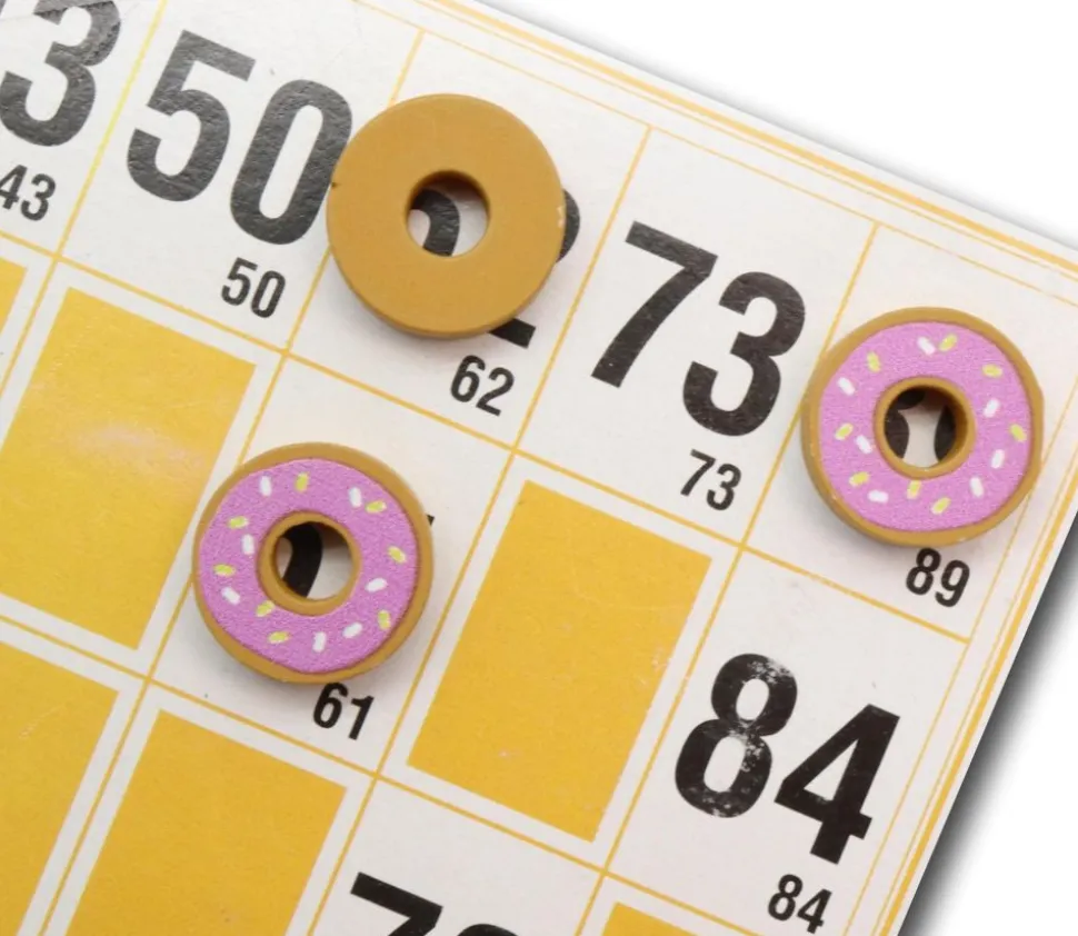 Pion Donut en bois 15 x 15 x 5 mm