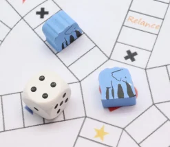 Pion Eléphant en bois 15 x 15 x 10 mm