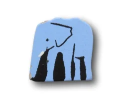 Pion Eléphant en bois 15 x 15 x 10 mm