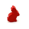 Pion en bois lapin rouge 22 x 31 x 8 mm animal pour jeu