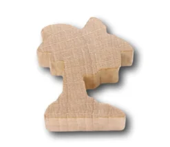 Pion en bois palmier naturel 3.5 cm