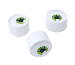 Pion en bois rond œil vert Ø 16 mm