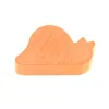 Pion escargot orange en bois