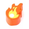 Pion flamme boule de feu pour jeu 19 x 13 x 5 mm