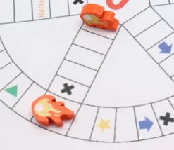 Pion flamme boule de feu pour jeu 19 x 13 x 5 mm