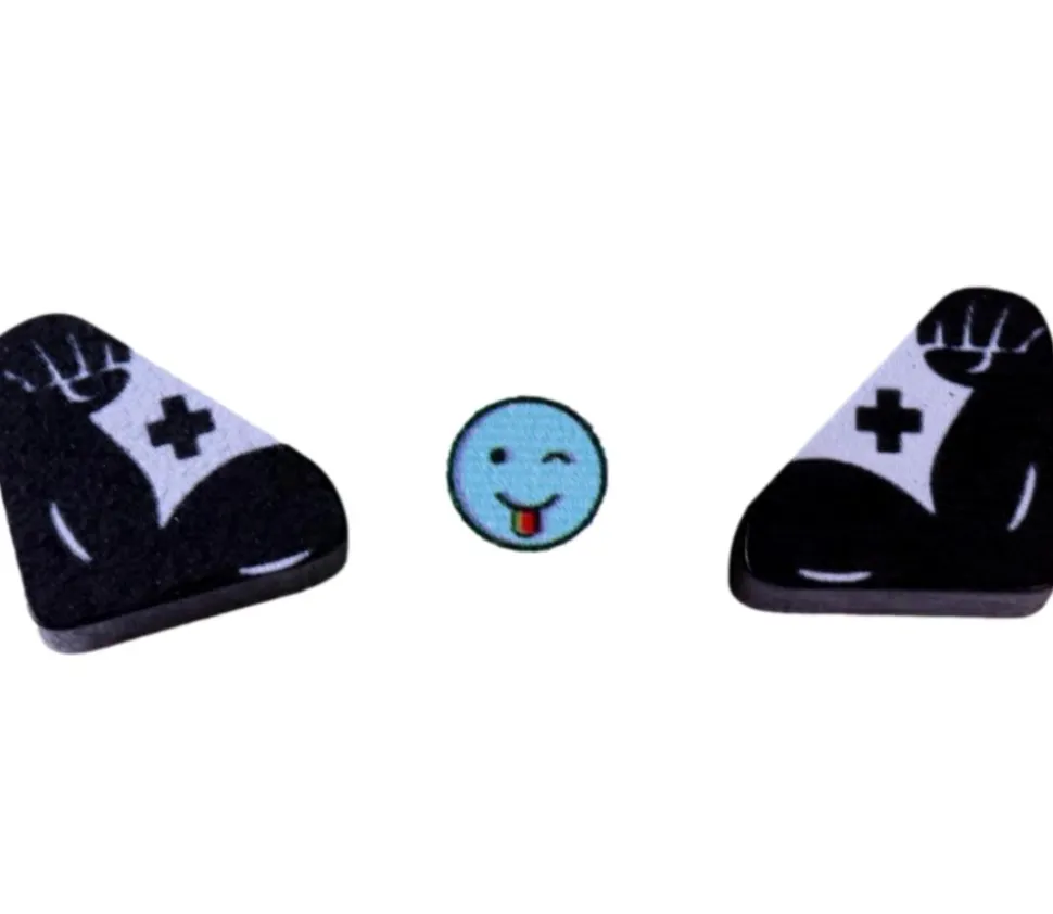 Pion Force en bois - bras de fer 16 x 12 x 5 mm