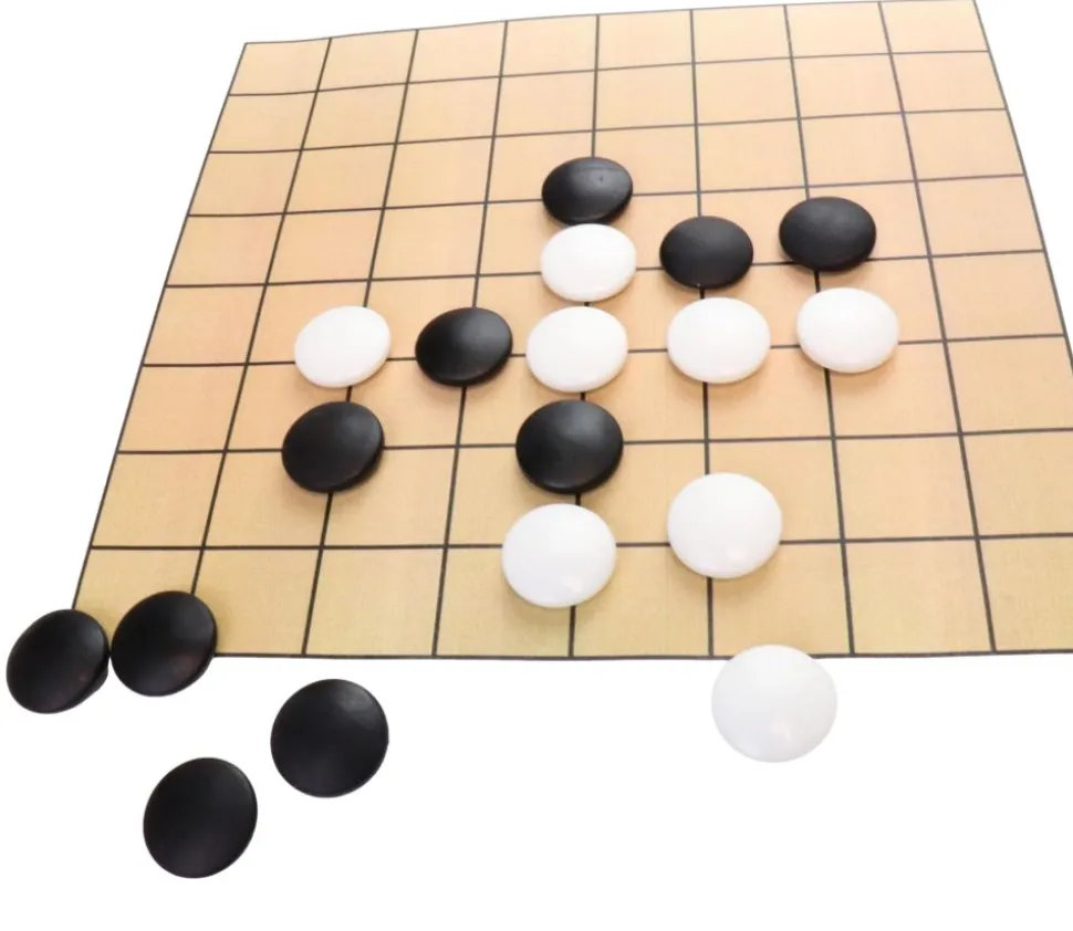 Pion galet 2 cm pour jeu de go noir ou blanc