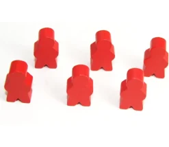 Pion garçon en bois bonhomme meeple 14 x 24 X 8 mm personnage à l'unité