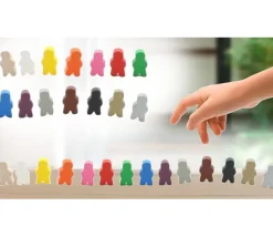 Pion garçon en bois bonhomme meeple 14 x 24 X 8 mm personnage à l'unité